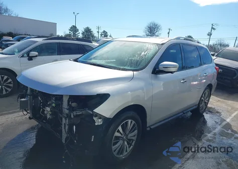 2017 Nissan Pathfinder Sl из США, поврежденный, VIN 5N1DR2MN0HC633483